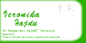 veronika hajdu business card